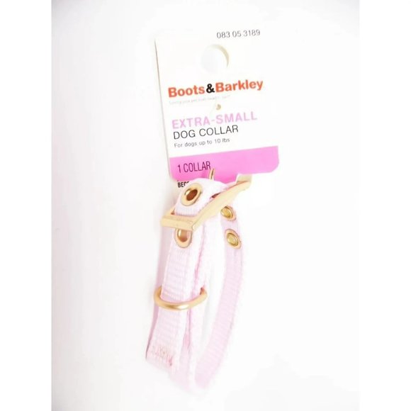 Boots & Barkley Metal Buckle with Adjustable Solid Nylon Dog Collar - XS - Lilac - Picture 1 of 2